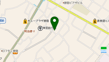 コロンビア 原宿キャットストリート店の地図画像