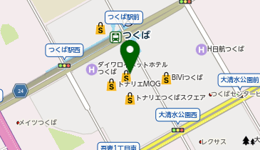 コロンビア トナリエつくばスクエア店の地図画像