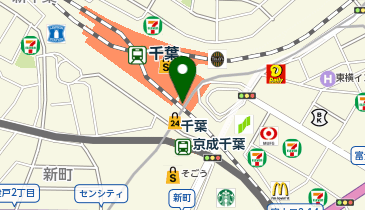 コロンビア ペリエ千葉店の地図画像