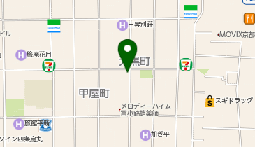 コロンビア 京都店の地図画像