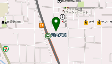 WAKAMATSU 近商天美店の地図画像