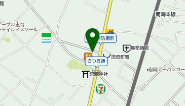 WAKAMATSU 忠岡店の地図画像