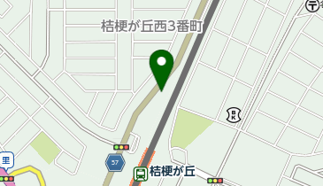 WAKAMATSU 桔梗が丘駅前店の地図画像