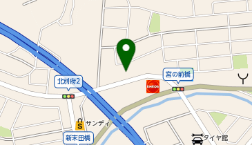 WAKAMATSU 伊川谷店の地図画像