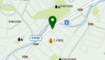 WAKAMATSU 多聞店の地図画像