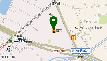 WAKAMATSU 西友上野芝店の地図画像