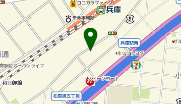 WAKAMATSU 兵庫店の地図画像