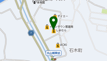 WAKAMATSU イオンタウン富雄南店の地図画像