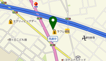 ドムドムハンバーガー ラフレ初生FC店の地図画像