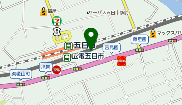 ベリーベリースープ 広島五日市店の地図画像