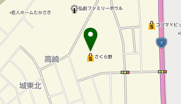 ベリーベリースープ 弘前さくら野店の地図画像