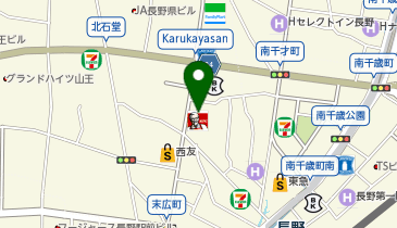 ベリーベリースープ 長野善光寺口店の地図画像
