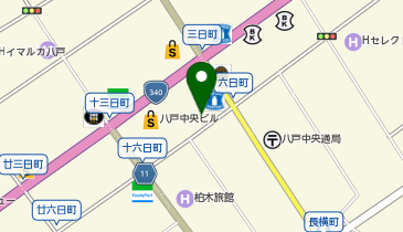 ベリーベリースープ 八戸六日町店の地図画像