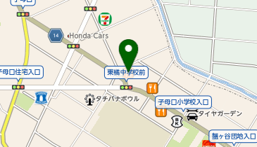 味の民芸 子母口店の地図画像