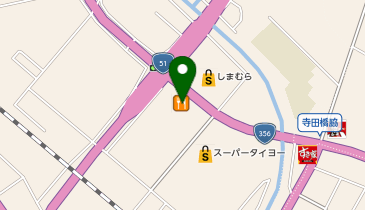 味の民芸 佐原店の地図画像