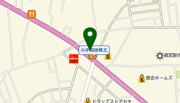 味の民芸 所沢小手指店の地図画像