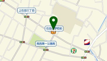 味の民芸 甲府上石田店の地図画像