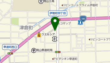 味の民芸 岡山奉還町店の地図画像