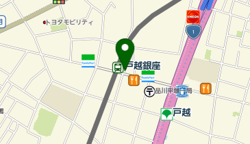 カラオケの鉄人 戸越銀座店の地図画像
