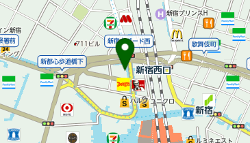カラオケの鉄人 新宿大ガード店の地図画像