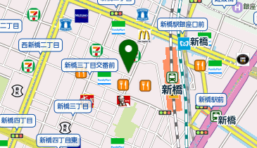 カラオケの鉄人 新橋SL広場前店の地図画像