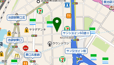 カラオケの鉄人 池袋東口店の地図画像