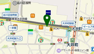 カラオケの鉄人 大井町店の地図画像