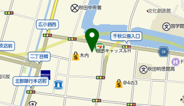 東天紅 秋田キャッスルホテル店の地図画像