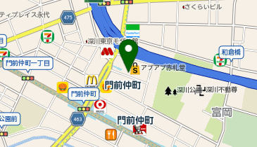 東天紅 深川店の地図画像