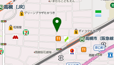河童ラーメン本舗 高槻店の地図画像