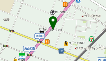 河童ラーメン本舗 堺店の地図画像