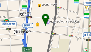 河童ラーメン本舗 なんばパークスサウス店の地図画像