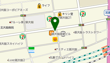 河童ラーメン本舗 新大阪店の地図画像