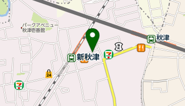 ちよだ鮨 秋津店の地図画像