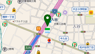ちよだ鮨 入谷店の地図画像