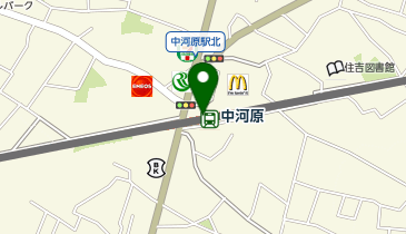 ちよだ鮨 中河原駅店の地図画像