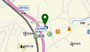 ちよだ鮨 サンビーチ追浜店の地図画像