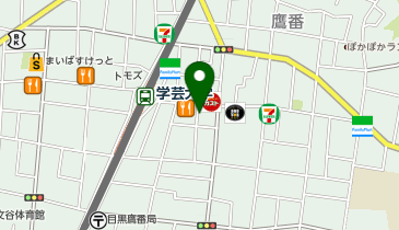 ちよだ鮨 学芸大学店の地図画像