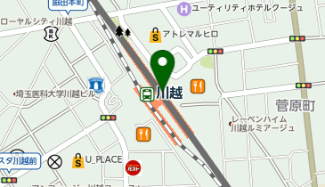 ちよだ鮨 回転すし 築地 銀一丁 EQUIA川越店の地図画像