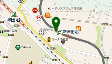 ちよだ鮨 新津田沼駅店の地図画像
