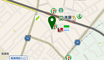 ちよだ鮨 清瀬南口店の地図画像