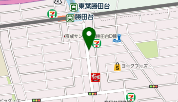 ちよだ鮨 勝田台店の地図画像