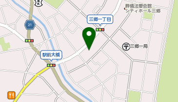 アイメガネ三郷南口駅前通り店の地図画像