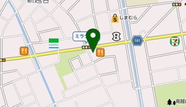 アイメガネ新越谷店の地図画像