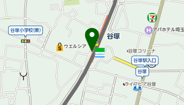 アイメガネエキア谷塚店の地図画像