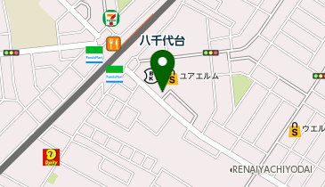 アイメガネ八千代台ユアエルム店の地図画像