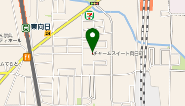 チャームスイート 向日町の地図画像