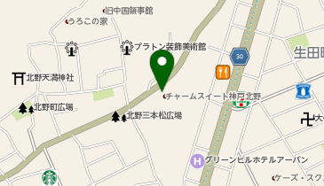 チャームスイート 神戸北野の地図画像