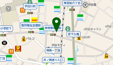 Guzman y Gomez 渋谷店の地図画像