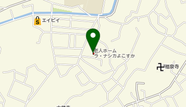 介護付有料老人ホームラ・ナシカよこすかの地図画像